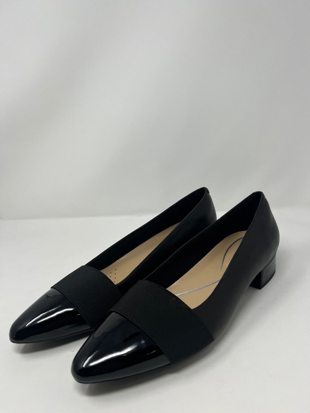 Easy Spirit Women's 11M Casta Black Suede Heels